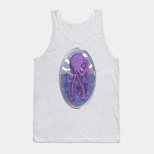 The octopus in an ellipse Tank Top